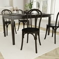 thumbnail image 1 of Emma + Oliver Solid Wood Thonet Style Stack Dining Chair with Early American Finish, 1 of 11