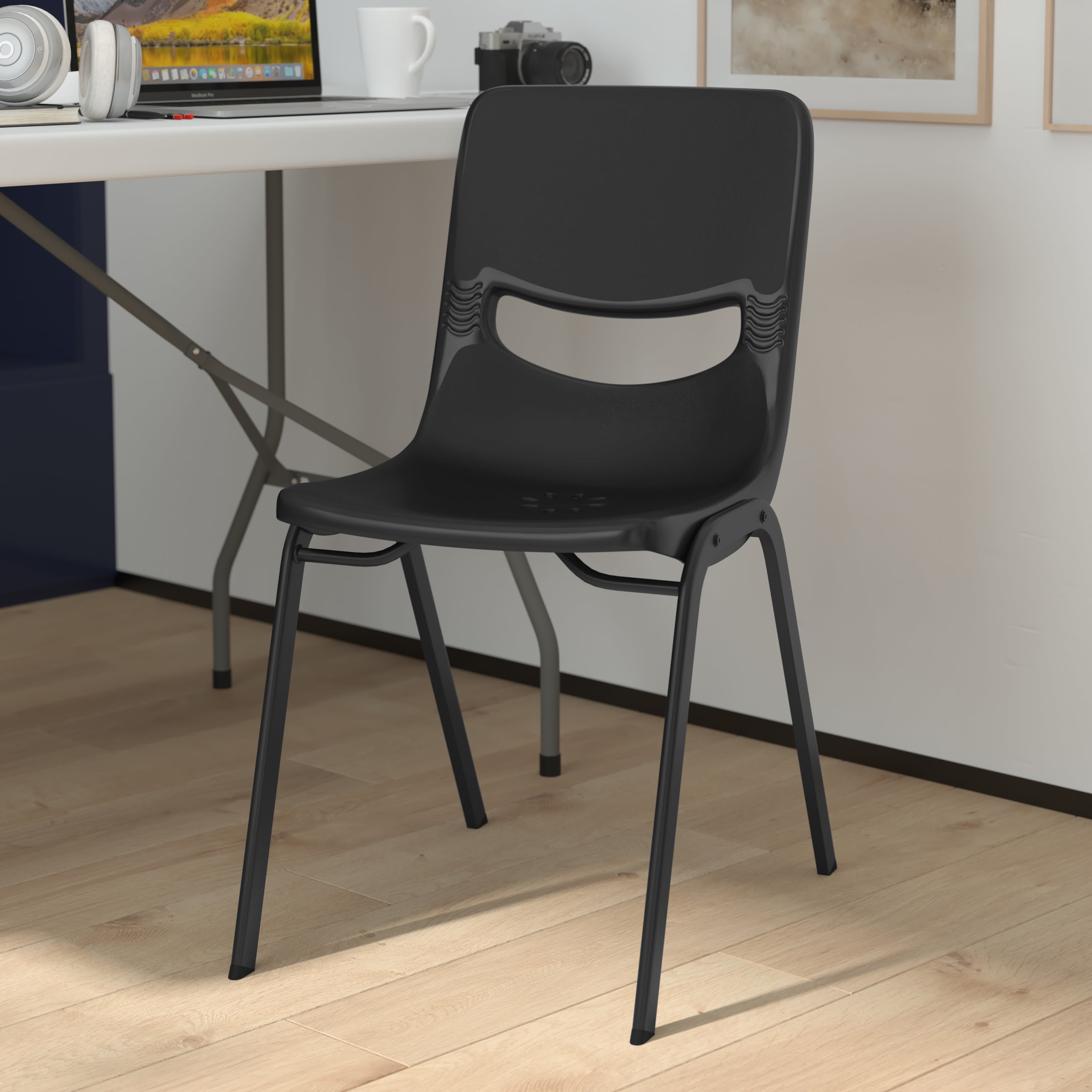 Emma + Oliver Stackable Flex Comfort Classroom Chair, 17.5x20.25x32.5 ...