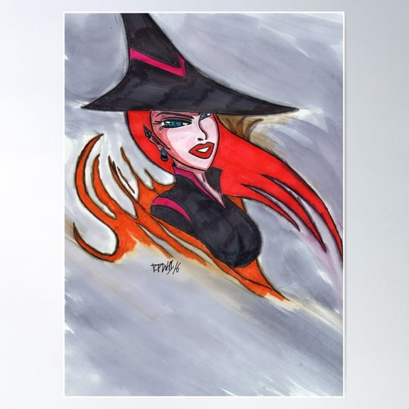 Emma Reborn From Fire Poster Wall Art, Modern Wall Decor For Living Room Bedroom, 8x12 UNFRAMED