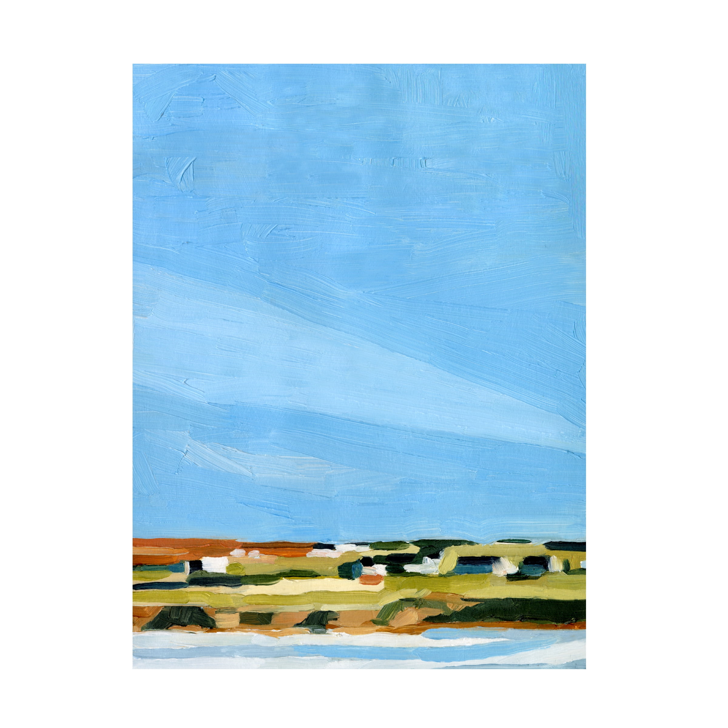 Emma Scarvey 'Color Field Landscape I' Canvas Art