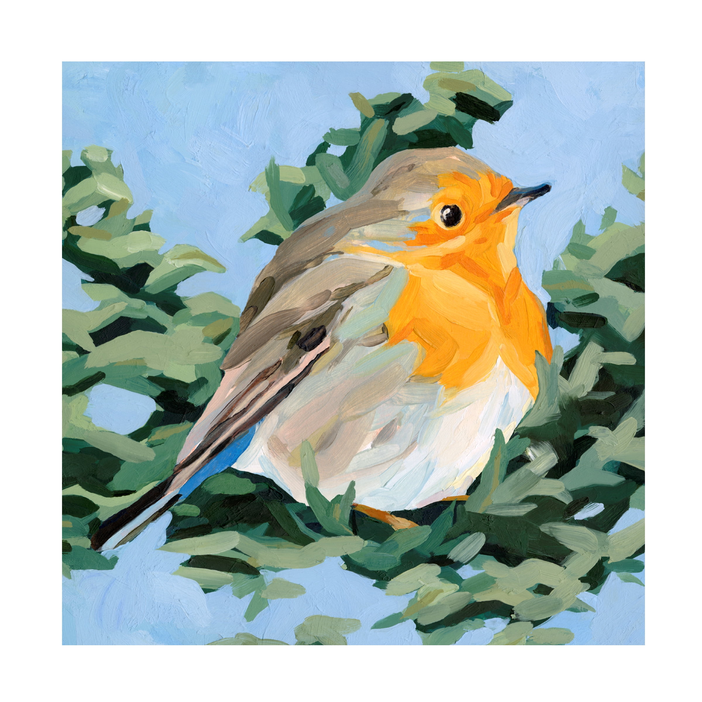 Emma Scarvey 'Painterly Bird I' Canvas Art