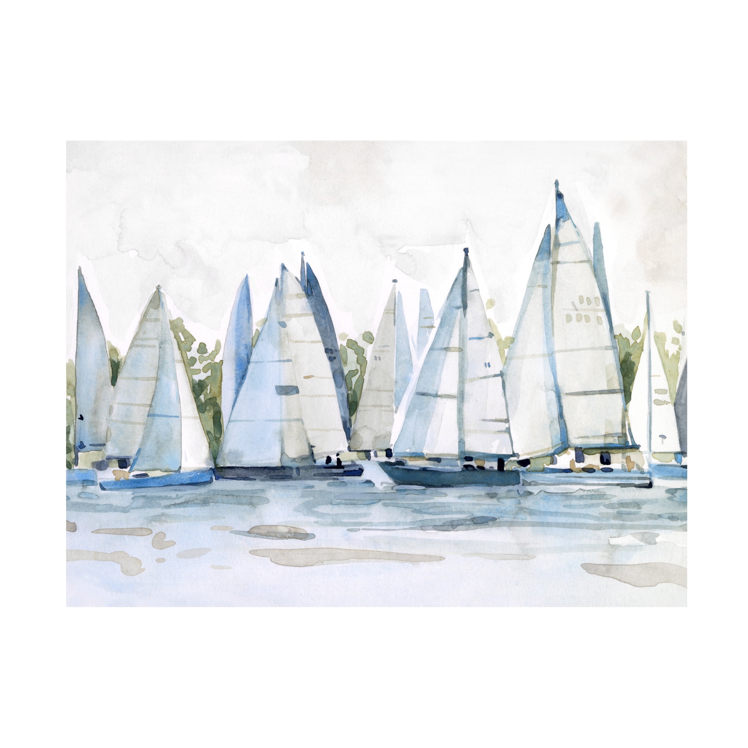 Emma Scarvey 'Pastel Marina II' Canvas Art