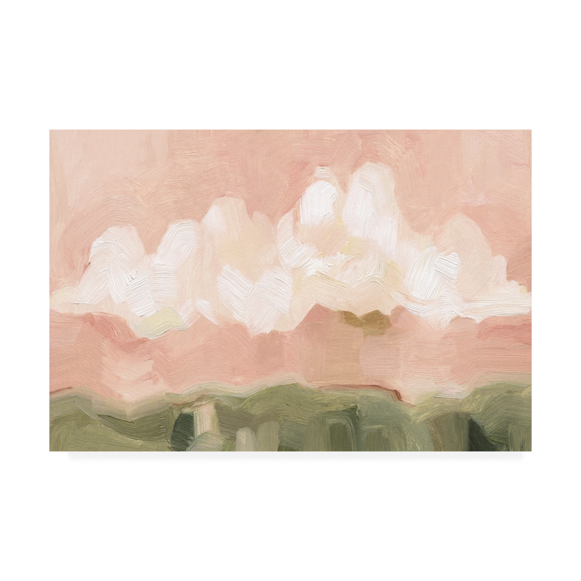 Emma Scarvey 'Pink Haze Sunset Ii' Canvas Art
