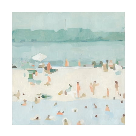 Trademark Fine Art Emma Scarvey Sea Glass Sandbar I Canvas Wall Art - 18x18