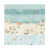 Trademark Fine Art Emma Scarvey Sea Glass Sandbar II Canvas Wall Art - 35x35