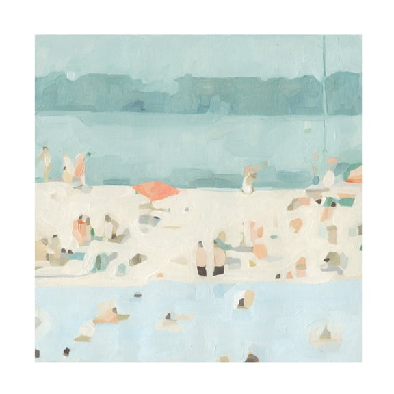 Trademark Fine Art Emma Scarvey Sea Glass Sandbar II Canvas Wall Art - 35x35