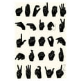 thumbnail image 1 of Emma Scarvey 'Sign Language I' Canvas Art, 1 of 3