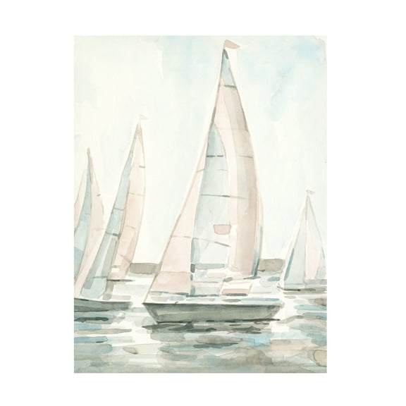 Emma Scarvey 'Soft Sail I' Canvas Art