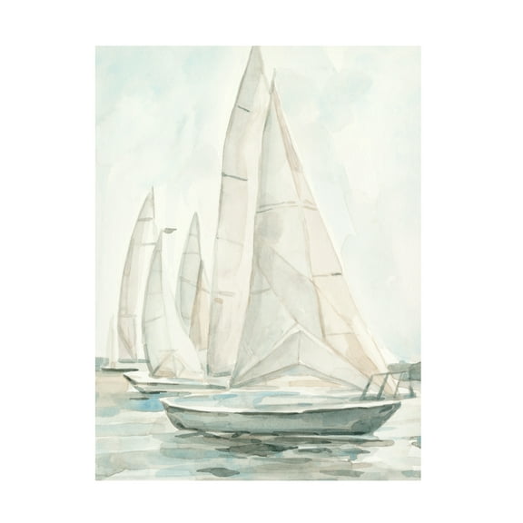 Emma Scarvey 'Soft Sail II' Canvas Art