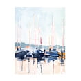 thumbnail image 1 of Emma Scarvey 'Watercolor Boat Club II' Canvas Art, 1 of 3