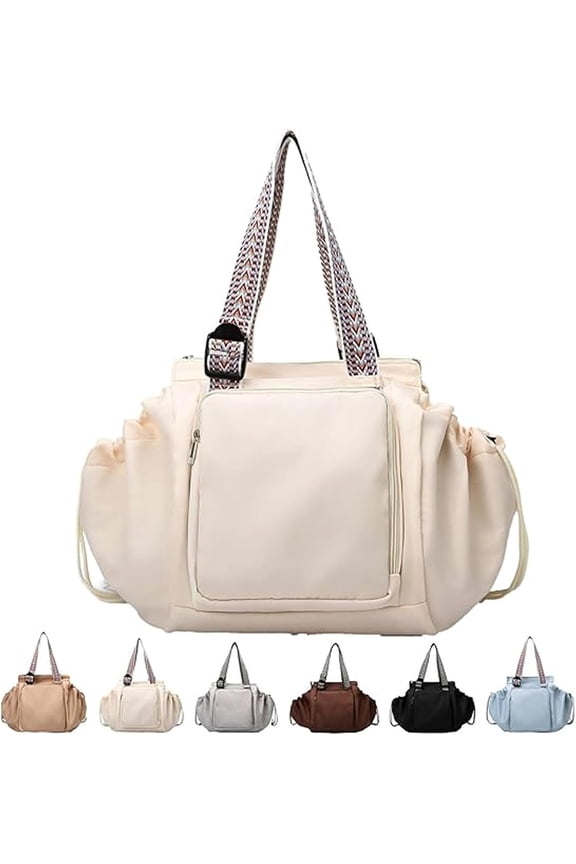 Emma and Kate Everyday Bag, Essential Tote, Large Capacity Multifunctional Travel Organizer with 15 Smart Compartments