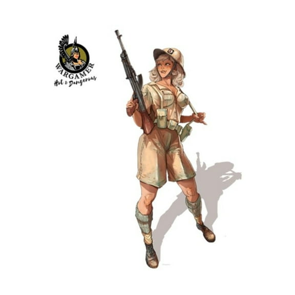 Wargamer Game Studio Emma the Desert Rat (28mm) New