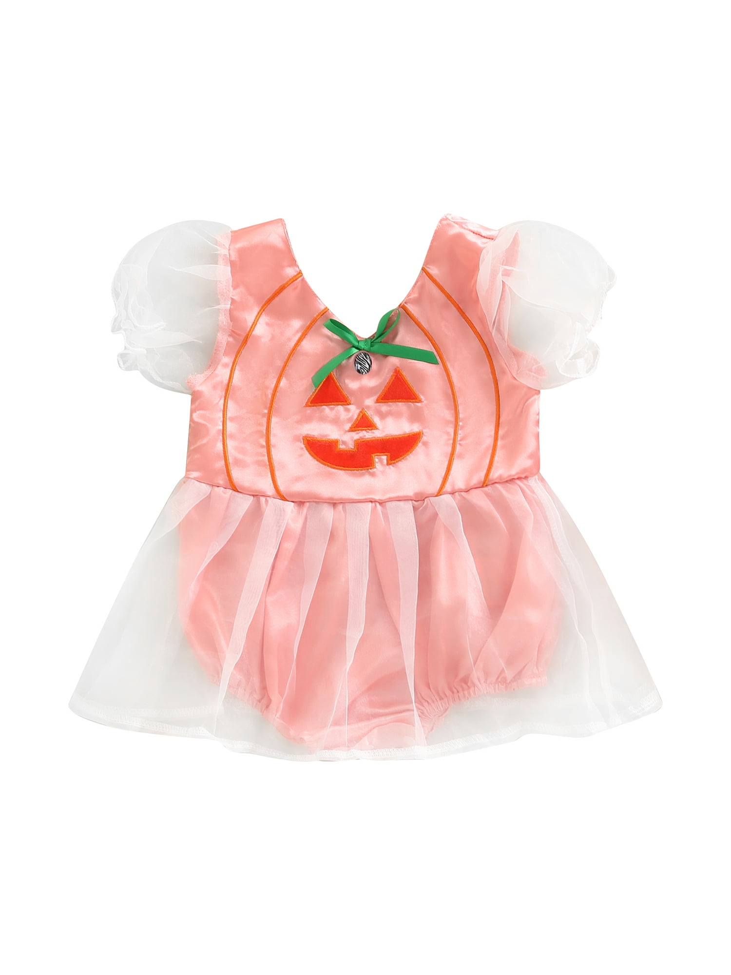 Emmababy Cute Baby Girls Jumpsuits with Mesh Romper Dress for Halloween