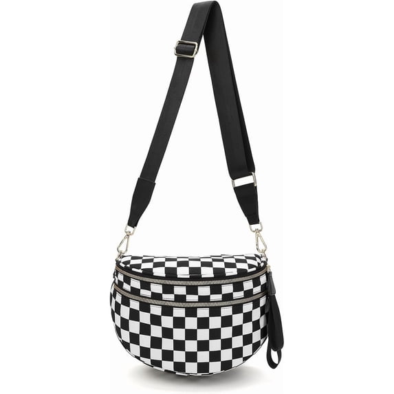 Women's Roomy Crossbody Bag – Lightweight High Capacity Shell Purse, Water Resistant Travel Crossbody for Daily Use