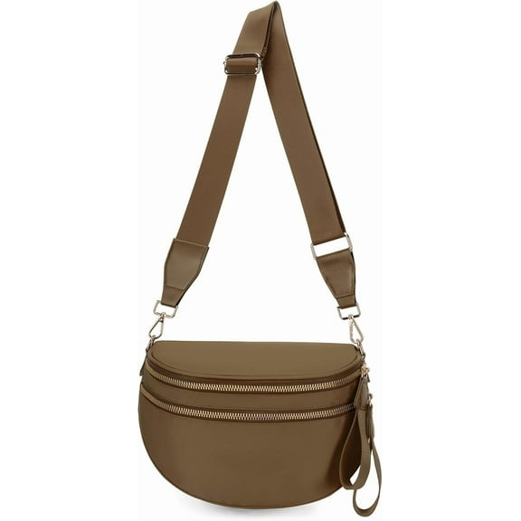 Emmafy Crossbody Bags for Women, Gofree - The Roomiest Crossbody, Lightweight Large Capacity Shell Bag