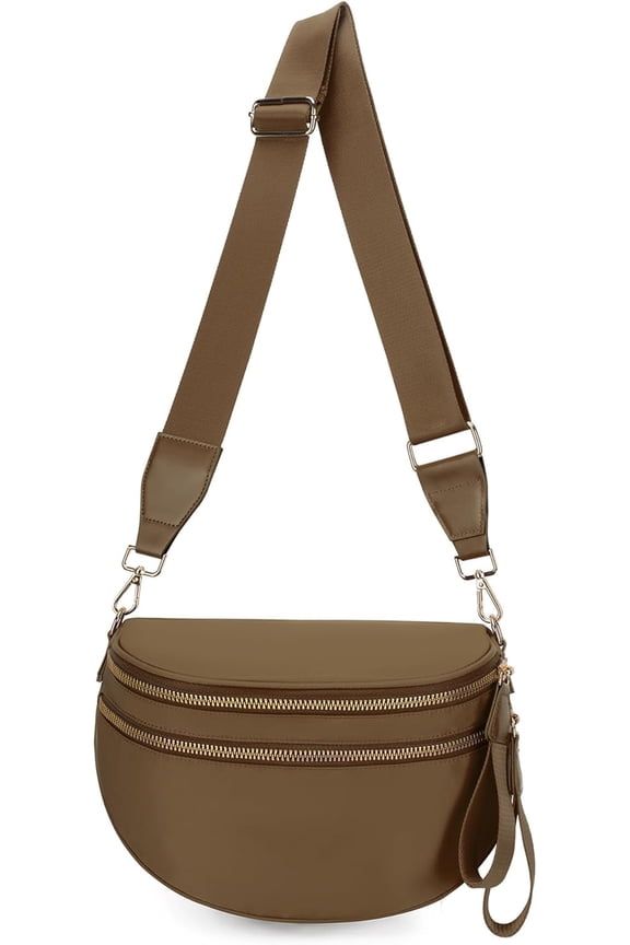 Emmafy Crossbody Bags for Women, Gofree - The Roomiest Crossbody, Lightweight Large Capacity Shell Bag