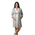 thumbnail image 1 of Kindred Bravely Emmaline Maternity & Nursing Robe Hospital Bag/Delivery Essential (Grey, Small/Medium), 1 of 6