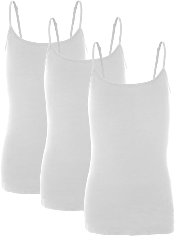 PreTeen Training Bra Camisole Wireless Built in Fabric Support Cami (3Pk White, White, White, Med, 90-110 lbs)