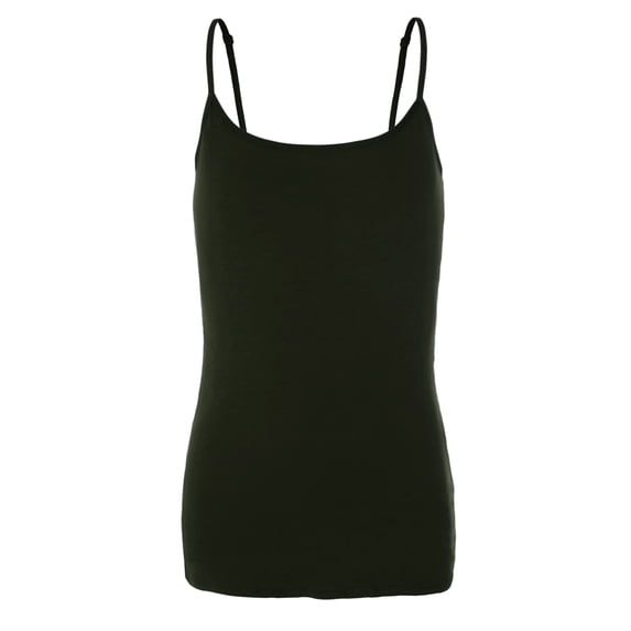Emmalise PreTeen Training Bra Camisole Wireless Built in Fabric Support Cami (Olive, Small, 60-90 lbs)
