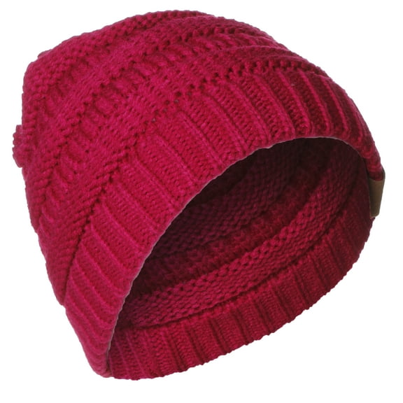 Emmalise Unisex Soft Stretch Cable Knit Winter Beanie Hat Cap