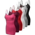 thumbnail image 1 of Emmalise Women's 6-Pack Light Support Camisoles Ribbon Week Solidarity Set L, 1 of 5