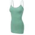 thumbnail image 1 of Essential Basic Women's Basic Casual Long Camisole Cami Top Regular and Plus Sizes, 1 of 3