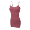 thumbnail image 1 of Essential Basic Women's Basic Casual Long Camisole Cami Top Regular Sizes, 1 of 5