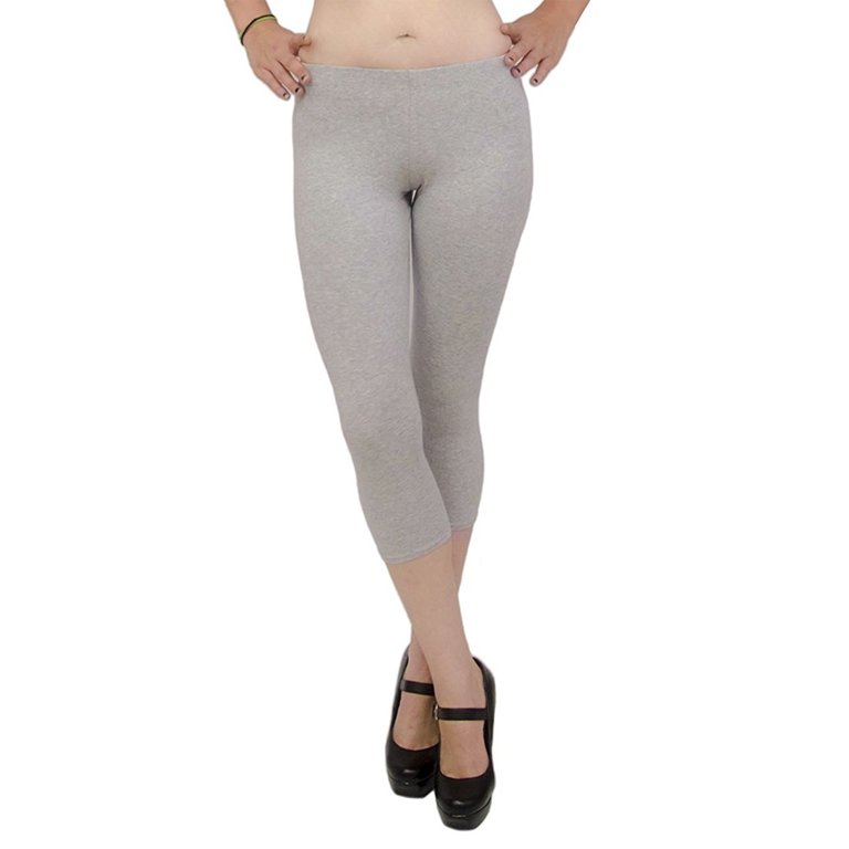 Cotton-blend leggings - Greige - Ladies