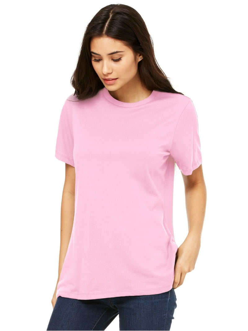 Emmalise Women's Round Neck Short Sleeve Tru-Fit Tee Shirt