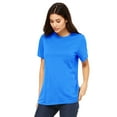 thumbnail image 1 of Emmalise Women's Round Neck Short Sleeve Tru-Fit Tee Shirt, Turquoise, X-Large, 1 of 4
