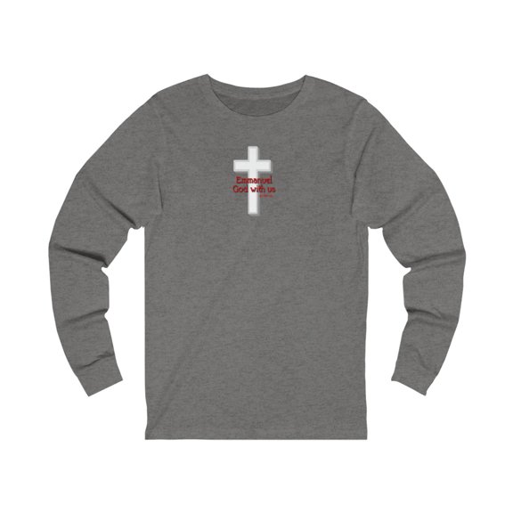 Emmanuel God With Us Men’s Unisex Jersey Long Sleeve Tee