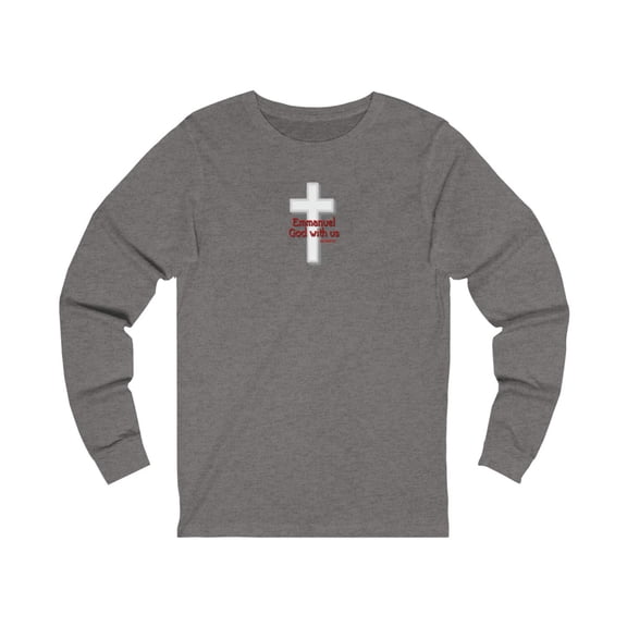 Emmanuel God With Us Women’s Unisex Jersey Long Sleeve Tee