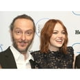 thumbnail image 1 of Emmanuel Lubezki Emma Stone Award For Best Feature For Birdman In The Press Room For 30Th Film Independent Spirit, 1 of 2