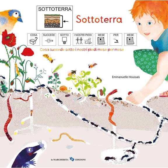 Emmanuelle Hous Sottoterra. Cosa succede sotto i nostri piedi mese per mese. Ediz. (Hardcover)