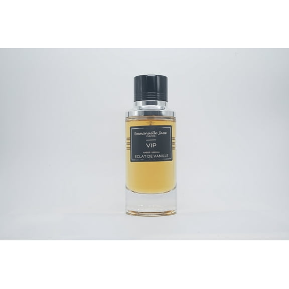 Emmanuelle Jane VIP CLAT DE VANILLE Men Eau de Parfum, Premium French Amber-Vanilla Fragrance for Men, 3.16 fl oz (90 ml), Warm, Elegant & Long-Lasting Scent