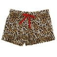 thumbnail image 1 of Emme Jordan Junior's Fuzzy Pajama Shorts - Classic Cheetah, Large, 1 of 4