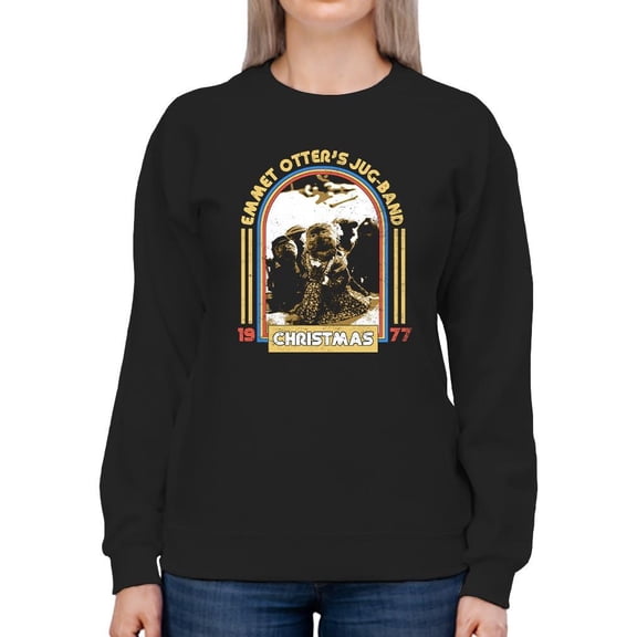 Emmet Otter Retro Hungry Animal Graphic Women's Sweatshirt