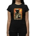 thumbnail image 1 of Emmet Otter Retro Hungry Animal Graphic Women's T-shirt, 1 of 3