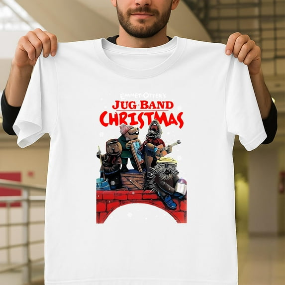 Emmet Otter's Jug-Band Christmas Retro Graphic Unisex T-Shirt, Vintage Holiday Gift G0173, Up to Size 5XL