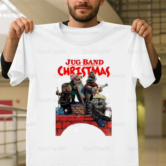 Emmet Otter's Jug-Band Christmas Retro Vintage Holiday Graphic V11632 Unisex T-Shirt, Up to Size 5XL