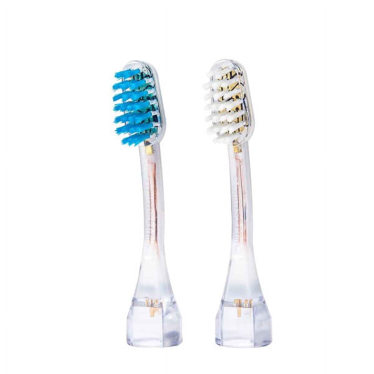 Emmi®-dent Platinum 4-PIN Bristle-Head Attachments - Electric Toothbrush Replacement Heads. Cleans with Ultrasound Waves. (Regular 2 Pack)