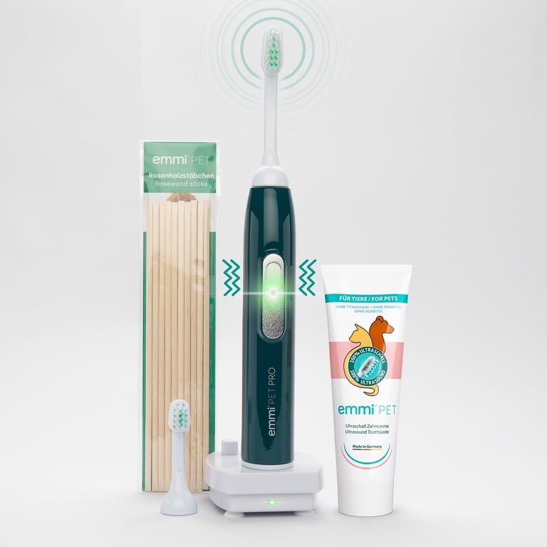 Emmi-pet 2.0 Ultrasound Dog Toothbrush: Dental Teeth Cleaning