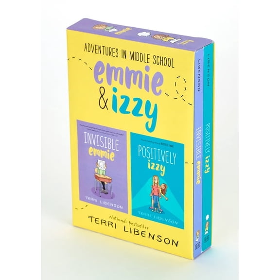 Adventures in Middle School 2-Book Box Set: Invisible Emmie and Positively Izzy