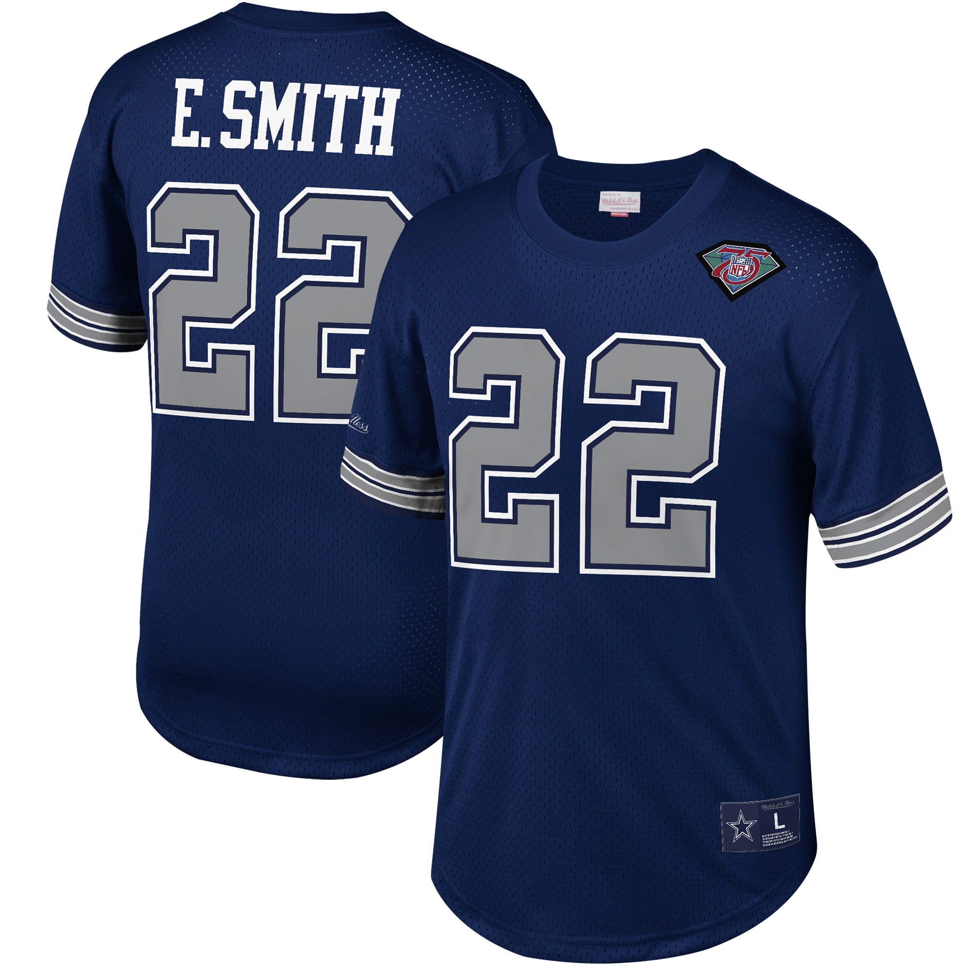 Mitchell & Ness Men's NFL N&N Ls Tee Cowboys 1994 Emmitt Smith