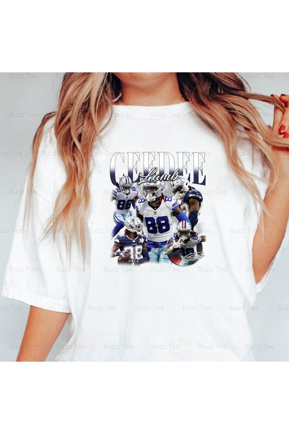 Emmitt Smith Dallas Football Legend & Hall of Famer Graphic V40937 New Unisex T-Shirt, up to 5XL