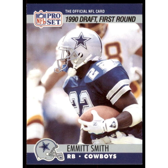 Emmitt Smith Rookie Card 1990 Pro Set #685