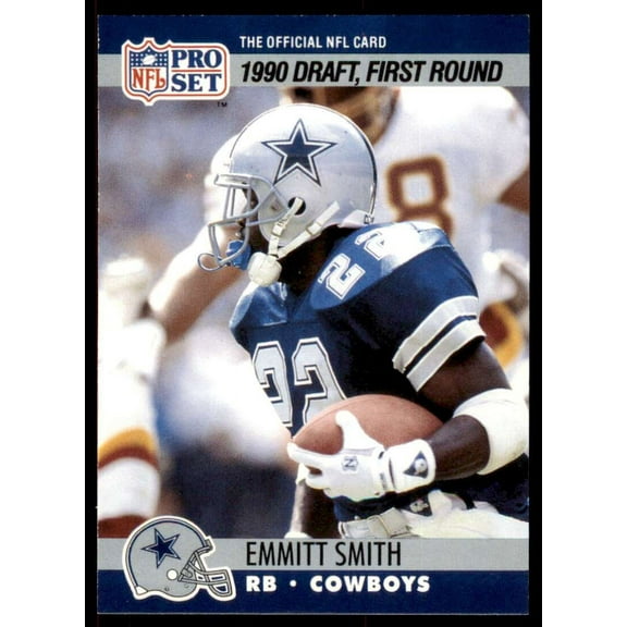 Emmitt Smith Rookie Card 1990 Pro Set #685