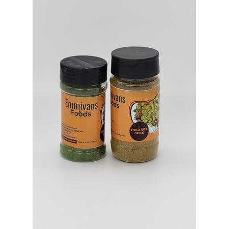 Emmivans Fried Rice Seasoning Mix & Coloring Powder Bundle, Aromatic Spice Blend - 10oz