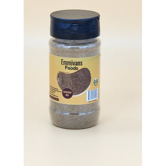 Emmivansfoods Ground Iru Fermented African Locust Beans Powder - 5oz