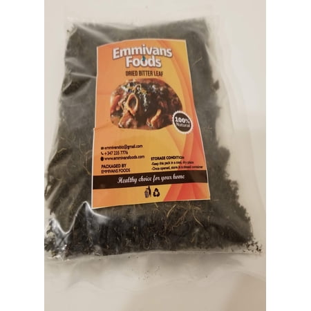 Emmivansfoods Organic Dry Bitter Leaves Single Herbs & Spices, 4oz